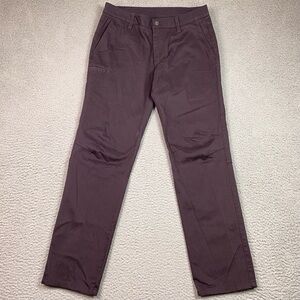 BYLT Classic Chino Pants Men's Size S Maroon Performance Stretch Office Small